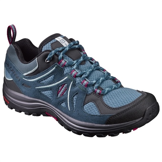 Women's Salomon ELLIPSE 2 AERO W Hiking Shoes Light Turquoise / Black | HDRXJO-476