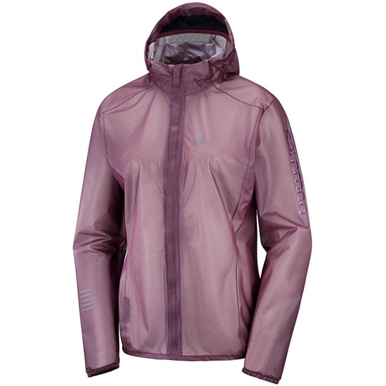 Women's Salomon LIGHTNING RACE WP JKT W Jackets Purple | LDSEFJ-901