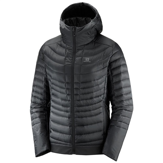 Women's Salomon OUTSPEED DOWN JKT W Jackets Black | BQXSNU-935