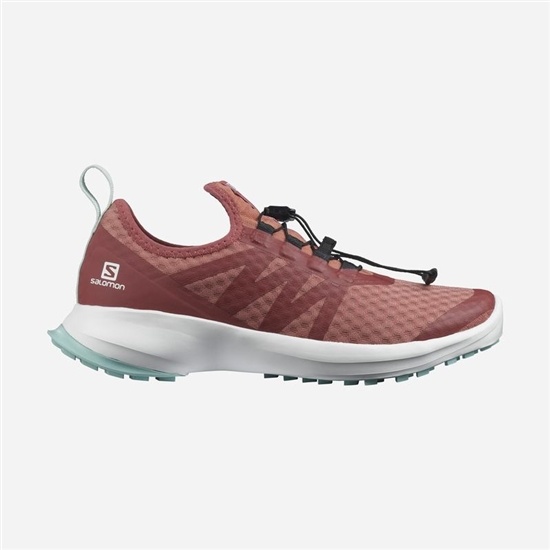 Women's Salomon SENSE FLOW 2 Trail Running Shoes Dark Red / White | 0784CXVSN