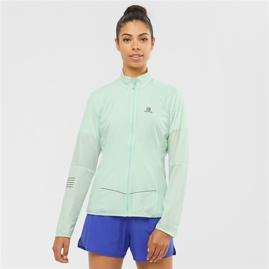 Women's Salomon SENSE Jackets Blue | KOPMJI-497