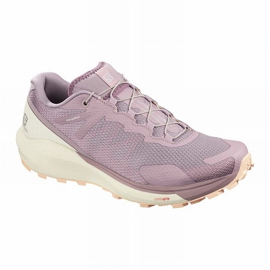 Women's Salomon SENSE RIDE 3 W Running Shoes Pink | FEVGZI-418