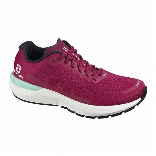 Women's Salomon SONIC 3 BALANCE W Running Shoes Red / White | STOUNF-602