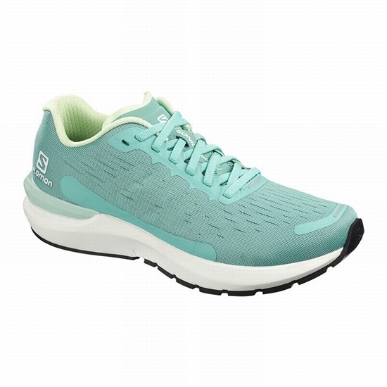 Women's Salomon SONIC 3 BALANCE W Running Shoes Turquoise / White | TSVMZP-963