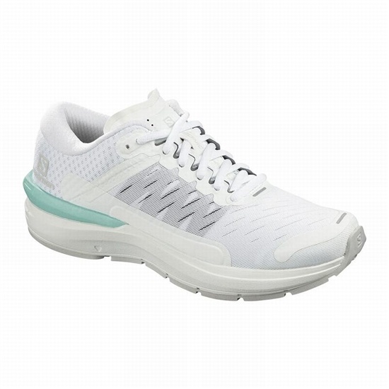 Women's Salomon SONIC 3 CONFIDENCE W Running Shoes White | QIANES-693
