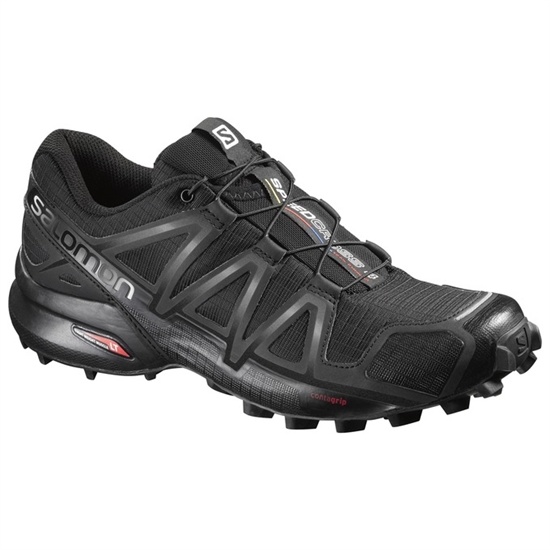 Women's Salomon SPEEDCROSS 4 W Trail Running Shoes Black | UZISWK-267