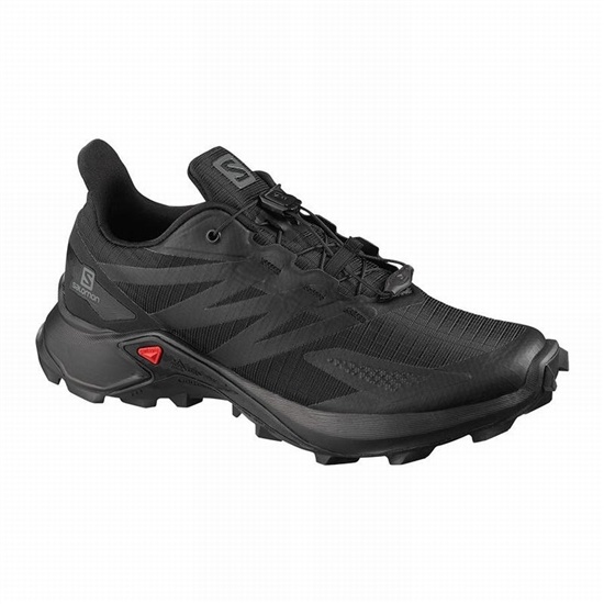 Women's Salomon SUPERCROSS BLAST W Trail Running Shoes Black | 5407SXIED