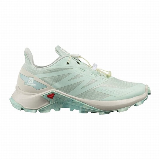 Women's Salomon SUPERCROSS BLAST W Trail Running Shoes Turquoise | 9365YHOTM