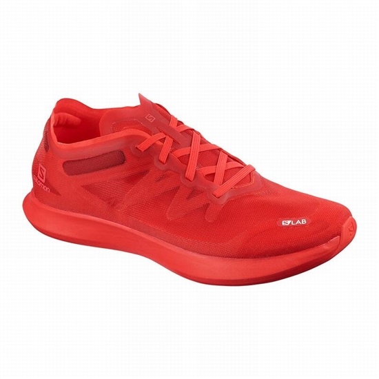 Women's Salomon S/LAB PHANTASM Road Running Shoes Red | PTWVFD-419