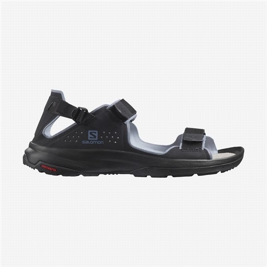 Women's Salomon TECH FEEL Sandals Black / Grey | GIJNRP-426