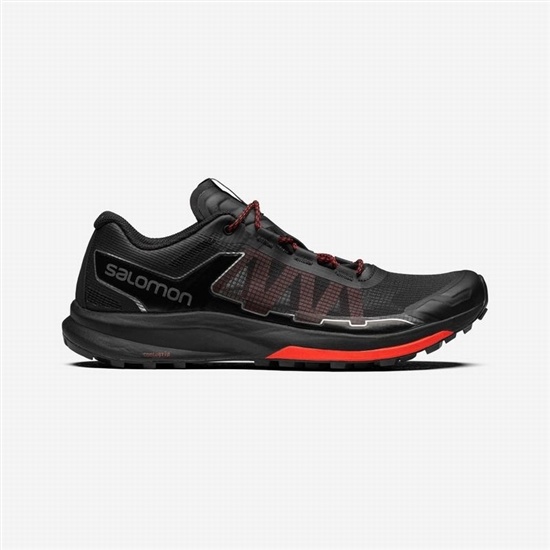 Women's Salomon ULTRA RAID Trail Running Shoes Black / Red | 1987YLMAJ