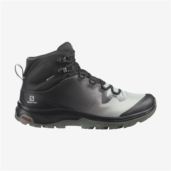 Women's Salomon VAYA MID GTX Hiking Shoes Gray | DRJNHL-041
