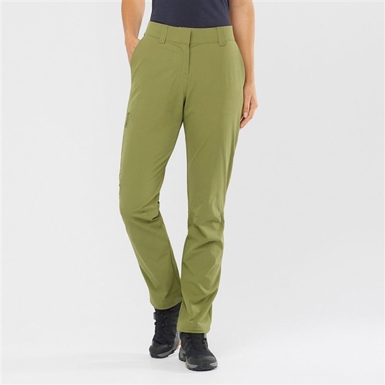 Women's Salomon WAYFARER Pants Olive | UESTFL-734