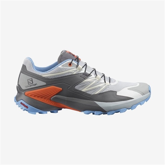 Women's Salomon WINGS SKY Trail Running Shoes Blue | KNELBA-361