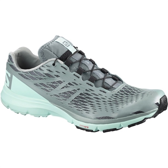 Women's Salomon XA AMPHIB W Running Shoes Light Turquoise / Grey | ZYFCVO-271