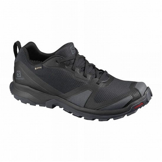 Women's Salomon XA COLLIDER GTX W Trail Running Shoes Black | GVNFQO-386