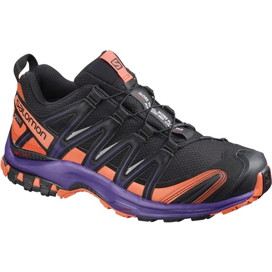 Women's Salomon XA PRO 3D GTX LTD W Trail Running Shoes Black / Orange | 7240QPTWS