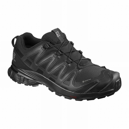Women's Salomon XA PRO 3D V8 GORE-TEX Hiking Shoes Black | JDIFAZ-642