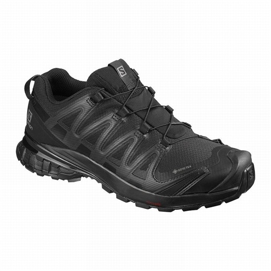 Women's Salomon XA PRO 3D V8 GORE-TEX Trail Running Shoes Black | HFNJRL-923