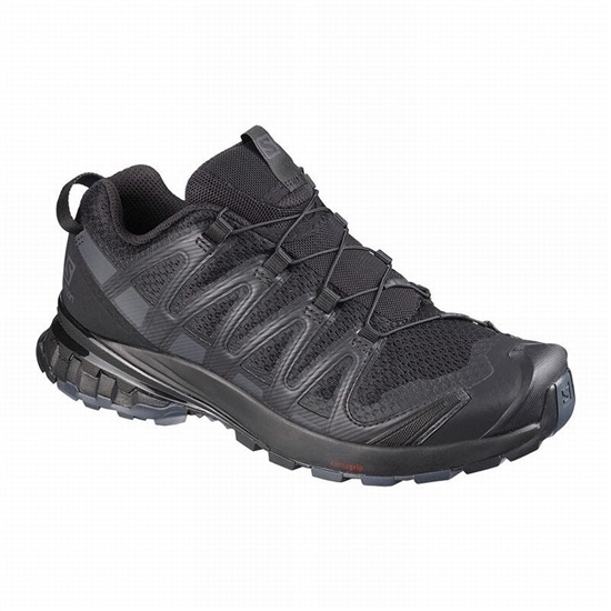Women's Salomon XA PRO 3D V8 Hiking Shoes Black | RAGOZE-415