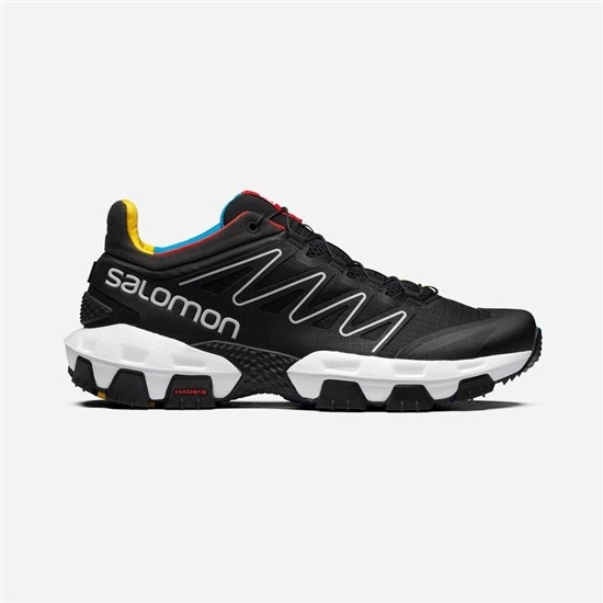 Women's Salomon XA PRO STREET Trail Running Shoes Black / White | 7460RZMQT