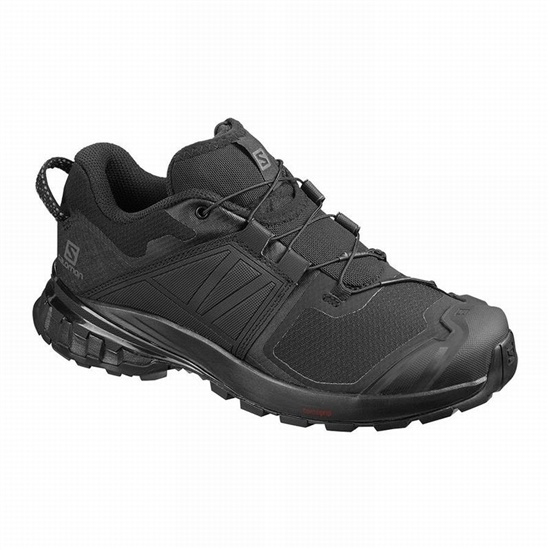 Women's Salomon XA WILD Trail Running Shoes Black | 4253MUAQR