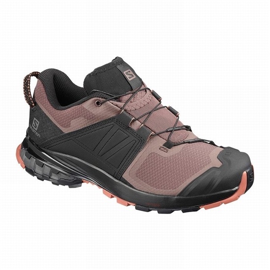 Women's Salomon XA WILD Trail Running Shoes Black | QCIFHG-081