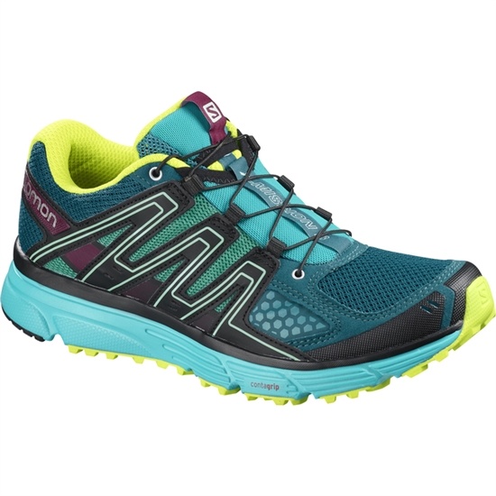 Women's Salomon X-MISSION 3 W Trail Running Shoes Turquoise | 1248ZMTSJ