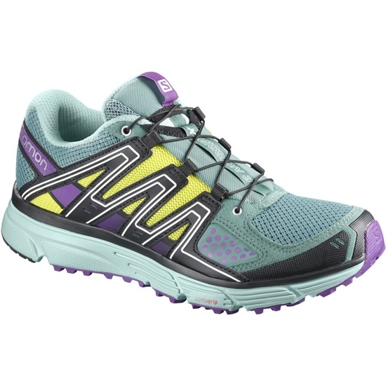 Women's Salomon X-MISSION 3 W Trail Running Shoes Light Turquoise | EMVXRW-016