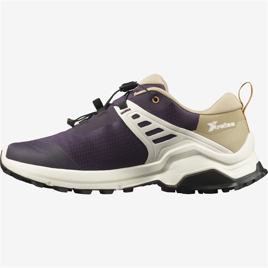 Women's Salomon X RAISE Hiking Shoes Purple | GADLZM-618