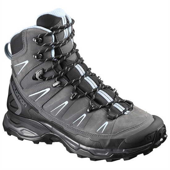 Women's Salomon X ULTRA TREK GTX W Hiking Shoes Black / Grey | ITEKWF-859